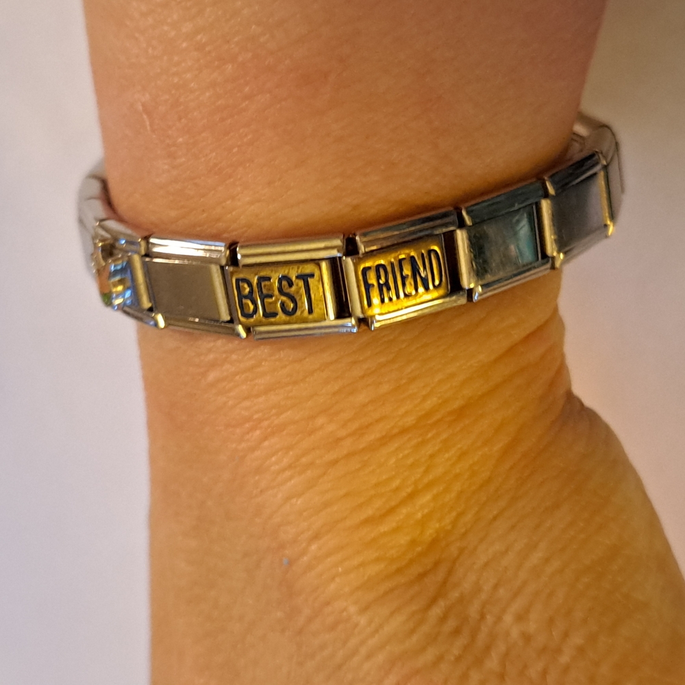 Gold and Silver Best Friend Bracelet